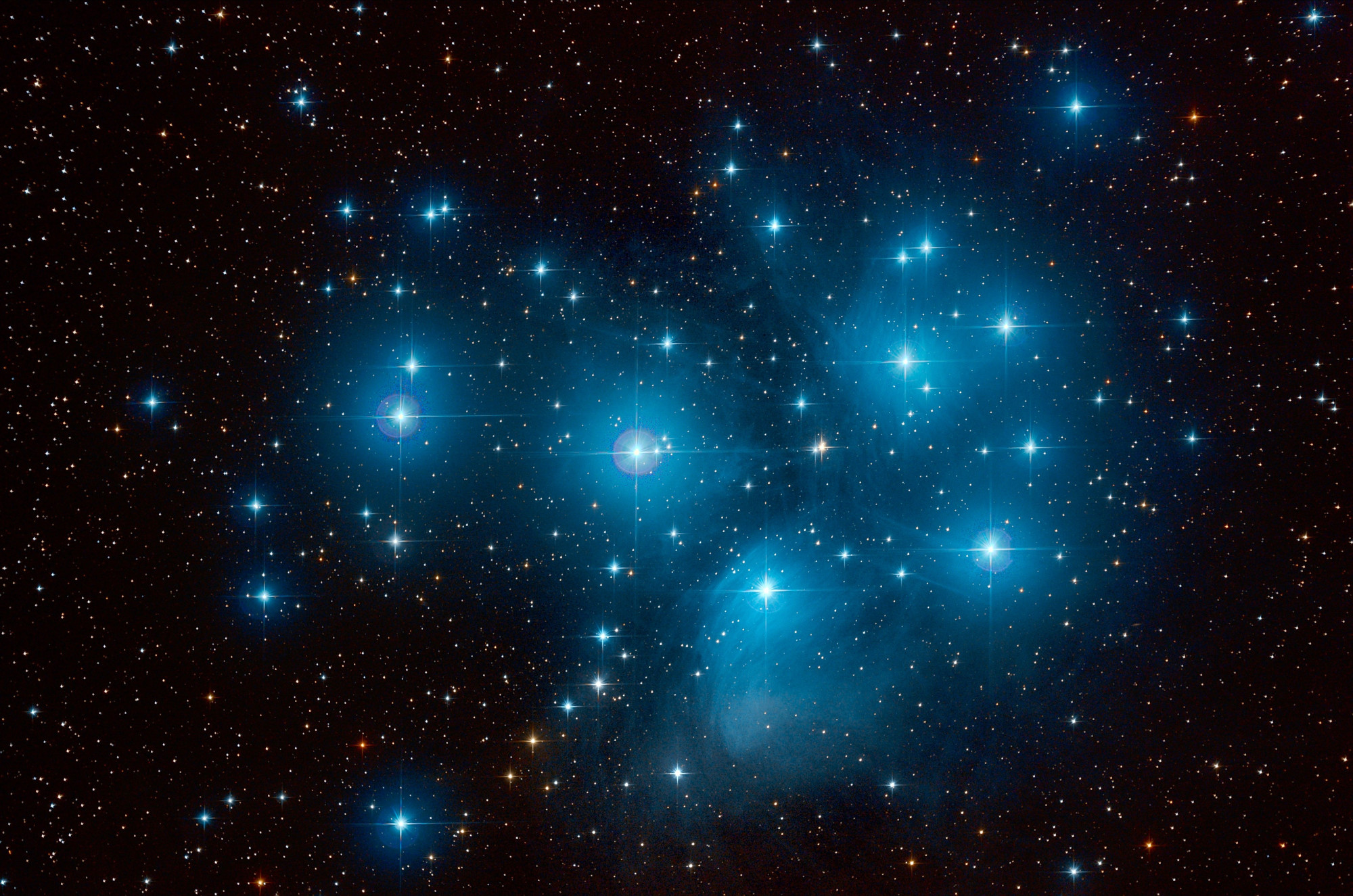 Astrofoto M45 - Plejaden